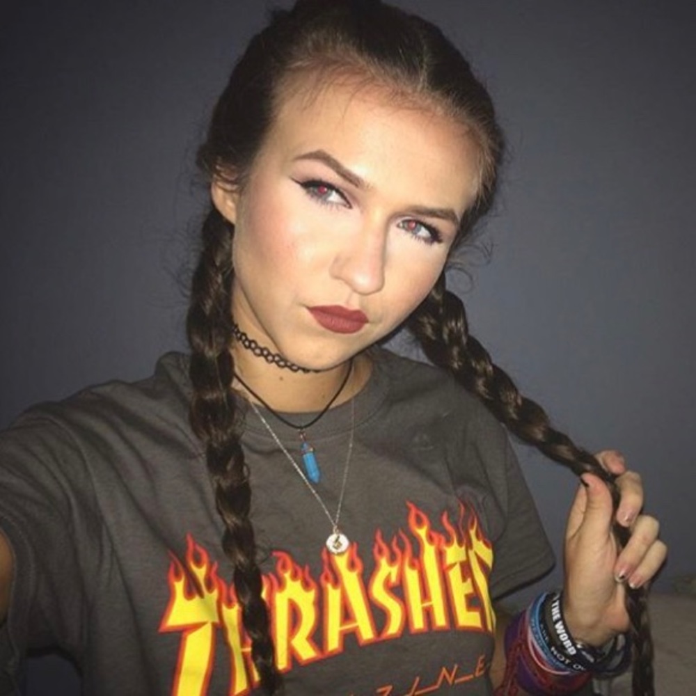 Thrasher Magazine Gray Tee-shirt